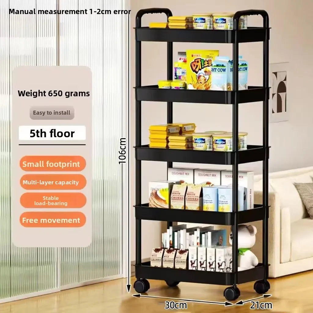 Nova Five-Tier Rolling Cart