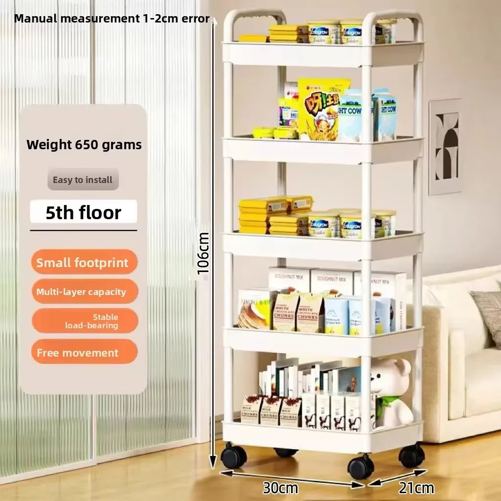 Nova Five-Tier Rolling Cart