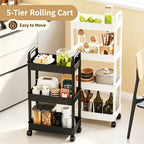 Nova Five-Tier Rolling Cart