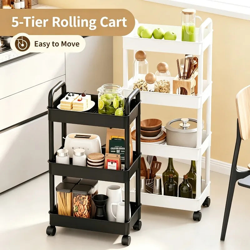 Nova Five-Tier Rolling Cart